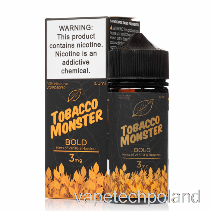 Vape Tech Polska Odważny - Tytoniowy Potwór - 100ml 12mg